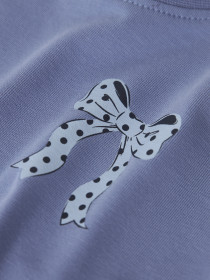 NAME IT Bluse Vix Blue Ice Dot Bow
